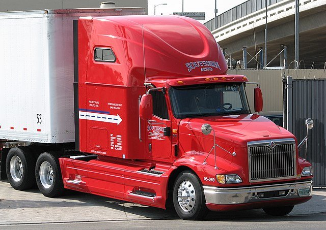 Cummins-powered semi-truck engine repair